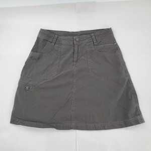Kuhl Womens Grey Mini Skirt‎ Size 2